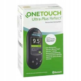 OneTouch Ultra Plus Reflect miernik w mg/dL: zestaw do kontroli poziomu cukru we krwi z 1 miernikiem + 5 paskami testowymi