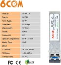 6COM GIGA 10 Gigabit SFP LC moduł nadajnikowy 10 GBase-LR do Netgear AXM762