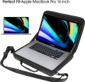 Smatree 15,6 cala aktówka torba na ramię, torba na laptopa MacBook Pro 16"