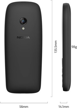 Telefon Nokia 6310 Dual-SIM czarny, bez PL menu