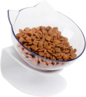 Podwyższona miska na karmę dla kotów lub psów
