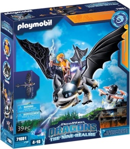 PLAYMOBIL Dragons: The Nine Realms 71081 Thunder & Tom, od 4 Lat