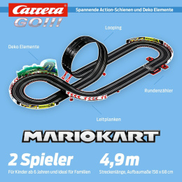 Carrera GO!!! Nintendo Mario Kart 8 4,9 m