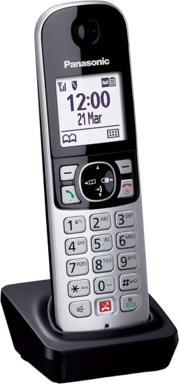 Panasonic Opcjonalny telefon komórkowy do: KX-TG6851/52 & KX-TG6861/62/63/64, czarno-srebrny