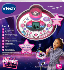 VTech- mikrofon do karaoke dla dzieci z kulą dyskotekową