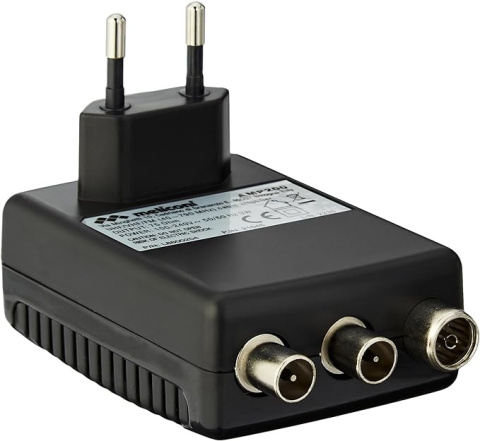 Meliconi AMP200 cyfrowy wewnętrzny wzmacniacz sygnału z filtrem LTE Meliconi AMP200 cyfrowy wewnętrzny wzmacniacz sygnału z filtrem LTE