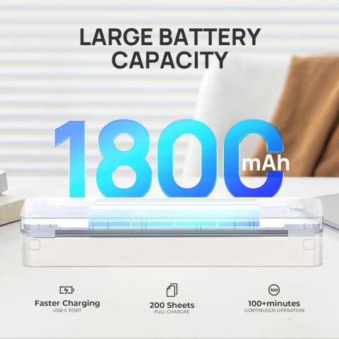 Bezprzewodowa drukarka przenośna D830 ETIKEZ