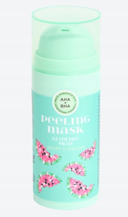 Maseczka peeling do twarzy z kwasami AHA i BHA- Arbuz