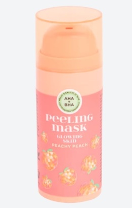 Maseczka peeling do twarzy z kwasami AHA i BHA- Brzoskwinia