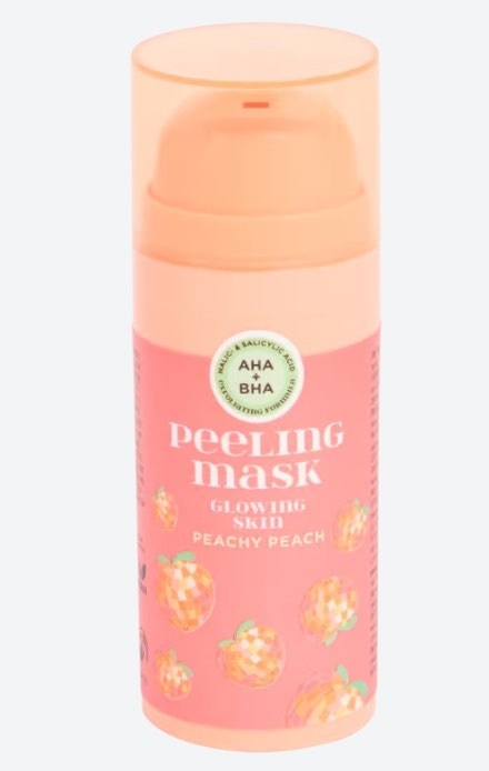 Maseczka peeling do twarzy z kwasami AHA i BHA- Brzoskwinia
