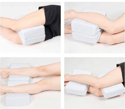 Ortopedyczna poduszka na nogi podwójna do spania FEAGAR