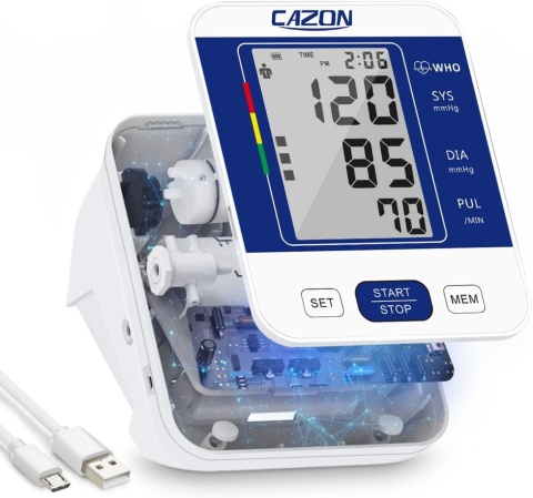 CAZON Ciśnieniomierz Naramienny – Monitor Ciśnienia Wyświetlacz LCD CAZON Ciśnieniomierz Naramienny – Monitor Ciśnienia Wyświetlacz LCD