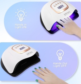 LAMPA DO PAZNOKCI UV SUN X25 MAX DUAL DO HYBRYD ŻELI PROFESJONALNA