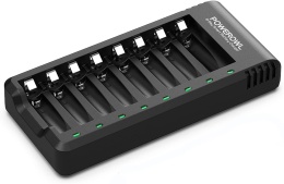 Ładowarka POWEROWL ZN 825E do baterii AA/AAA z 8 gniazdami ładowania Micro