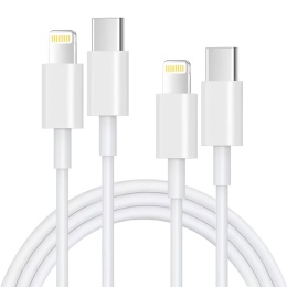 2x Kabel USB-C - Lightning 2m