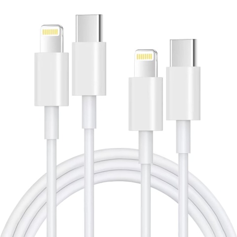 2x Kabel USB-C - Lightning 2m