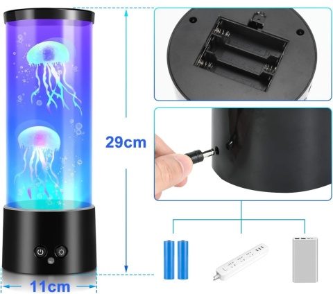 LAMPA LED Z MEDUZAMI LAMPA LED Z MEDUZAMI