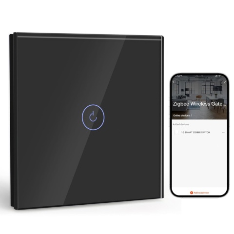BSEED Smart ZigBee podtynkowy włącznik światła, 1-drożny BSEED Smart ZigBee podtynkowy włącznik światła, 1-drożny