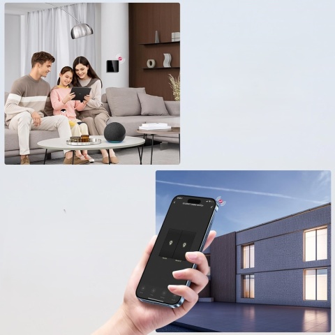 BSEED Smart ZigBee podtynkowy włącznik światła, 1-drożny BSEED Smart ZigBee podtynkowy włącznik światła, 1-drożny