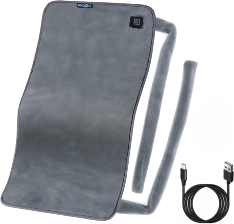 Poduszka grzewcza USB ROADDPMATE łagodząca ból pleców, szyi i ramion z dwoma paskami Poduszka grzewcza USB ROADDPMATE łagodząca ból pleców, szyi i ramion z dwoma paskami
