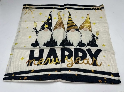 Poszewki Komplet świąteczny na poduszki 50x50 Zestaw 4 szt.