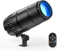 20W reflektor punktowy z pilotem, reflektory LED RGBWYP+Cyjan DJ