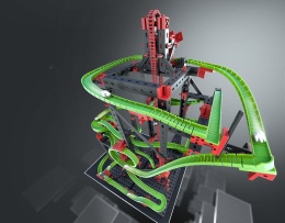 Tor kulkowy fischertechnik Dynamic L2; zestaw konstrukcyjny dla dziecka 9+