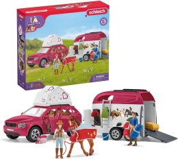 SCHLEICH 42535 Horse Club: Samochód SUV i przyczepa na przygodę z koniem