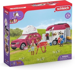 SCHLEICH 42535 Horse Club: Samochód SUV i przyczepa na przygodę z koniem