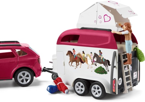 SCHLEICH 42535 Horse Club: Samochód SUV i przyczepa na przygodę z koniem