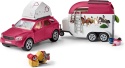 SCHLEICH 42535 Horse Club: Samochód SUV i przyczepa na przygodę z koniem