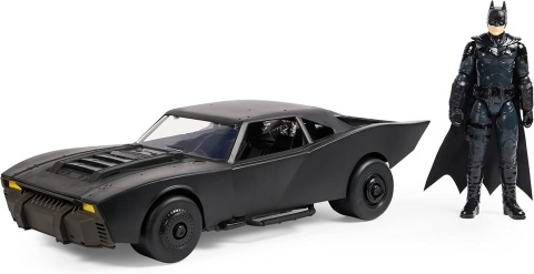 Batman Batmobille z figurką Batmana o długości 30 cm,DC Comics 6061615,