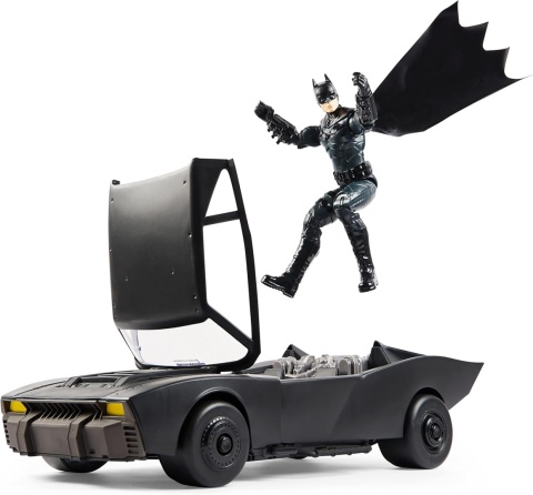 Batman Batmobille z figurką Batmana o długości 30 cm,DC Comics 6061615,