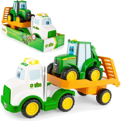 Tomy John Deere Laweta z Johnym z dźwiękiem 47207