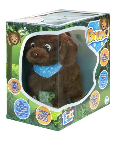 Maskotka Bruno Puppy Luv interaktywny pluszowy piesek szczeniaczek