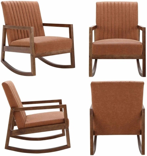 Fotel bujany Grand Office Wahson Skóra poliuretanowa