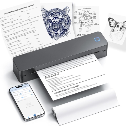 Bezprzewodowa drukarka przenośna D830 ETIKEZ