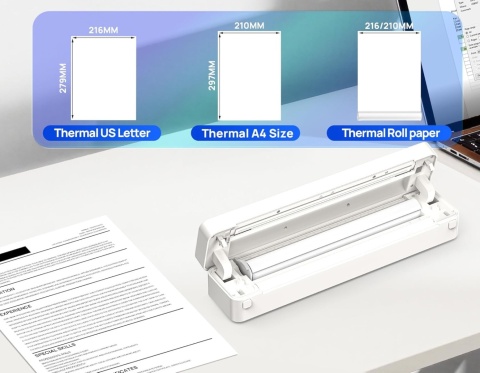 Bezprzewodowa drukarka przenośna D830 ETIKEZ