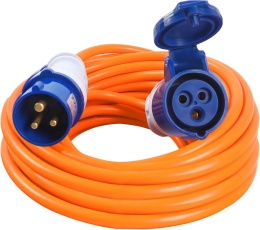 Kabel kempingowy dla obszarów zewnętrznych Przedłużacz CEE, 10 m