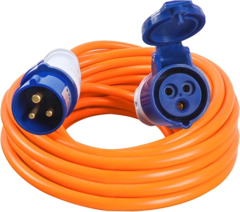 Kabel kempingowy dla obszarów zewnętrznych Przedłużacz CEE, 10 m