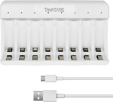 Ładowarka do baterii 8x AA AAA