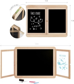 TABLICA ŚCIENNA KREDOWA MAGNETYCZNA
