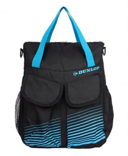 TORBA ROWEROWA SAKWA NA BAGAŻNIK DUNLOP 20L TERMICZNA CZARNA NIEBIESKA