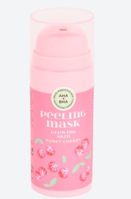 Maseczka peeling do twarzy z kwasami AHA i BHA- Wiśnia