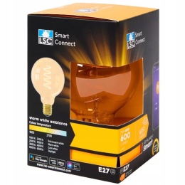 Inteligentna Żarówka dekoracyjna LSC Smart Connect Ciepły Biały E27 48 W