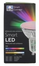 ŻARÓWKA SMART CONNECT LSC GU10 380LUMEN LSC GU10 4,9W kasa energetyczna:G