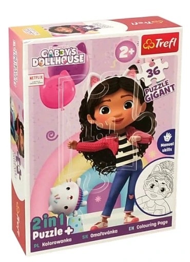 Puzzle Gabby's Dollhouse 36 elementów GABBYS DOLLHOUSE