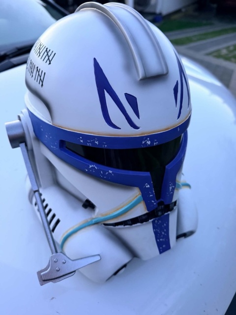 Hełm Kapitana Rexa z serii Star Wars cosplay replika