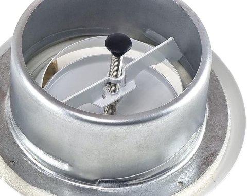 Europlast Anemostat 100 mm nawiewny z metalu biały Europlast Anemostat 100 mm nawiewny z metalu biały 
