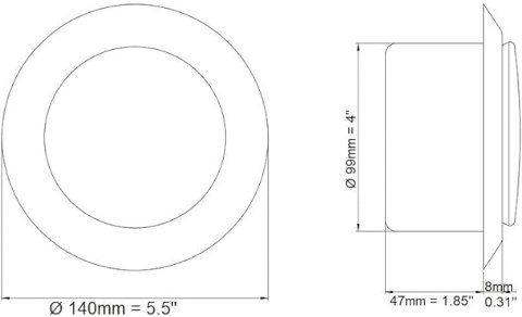 Europlast Anemostat 100 mm nawiewny z metalu biały Europlast Anemostat 100 mm nawiewny z metalu biały 